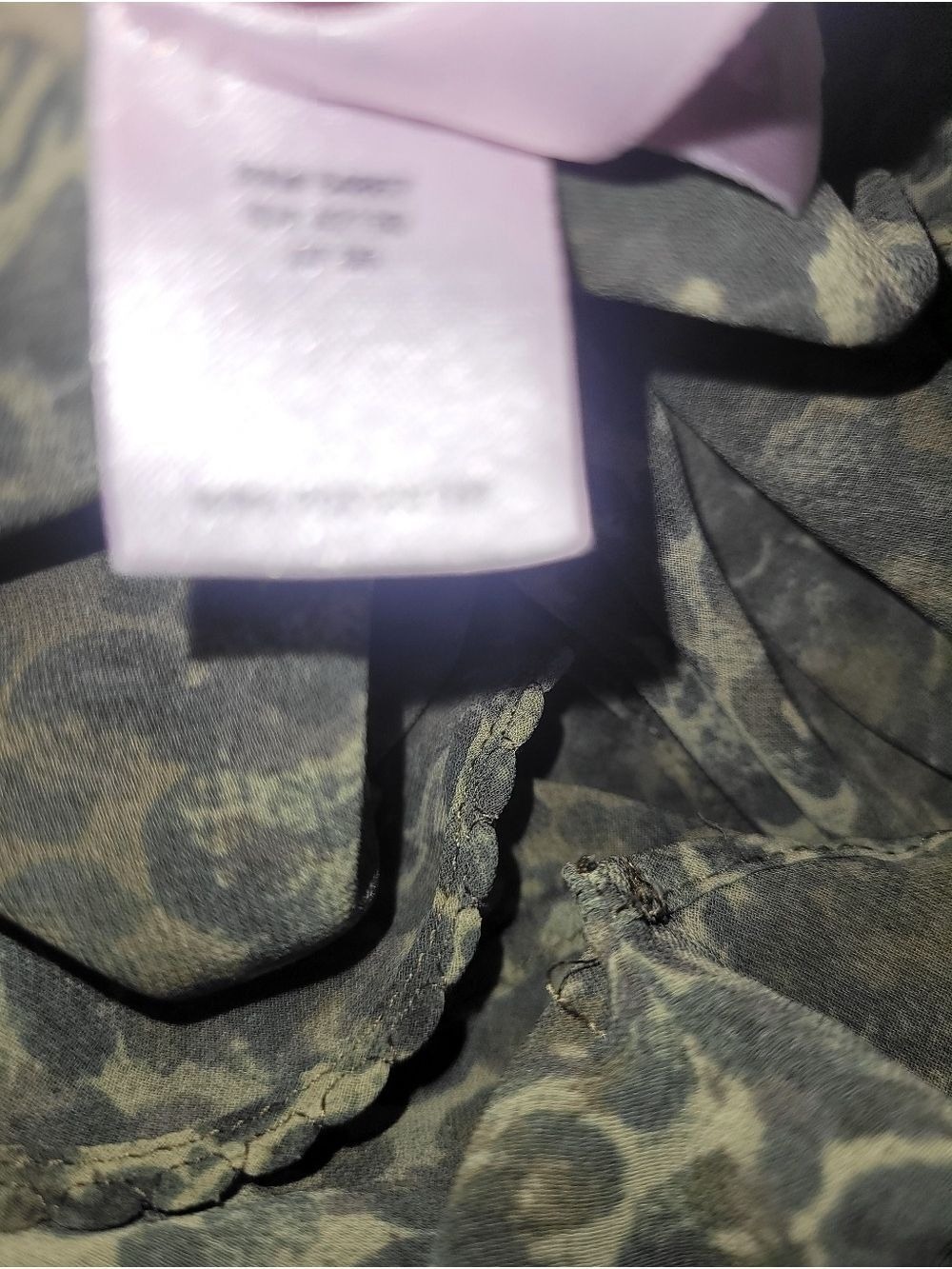 Victoria's Secret Semi Sheer Green Dress Or Swimsuit Coverup L - Picture 5 of 5